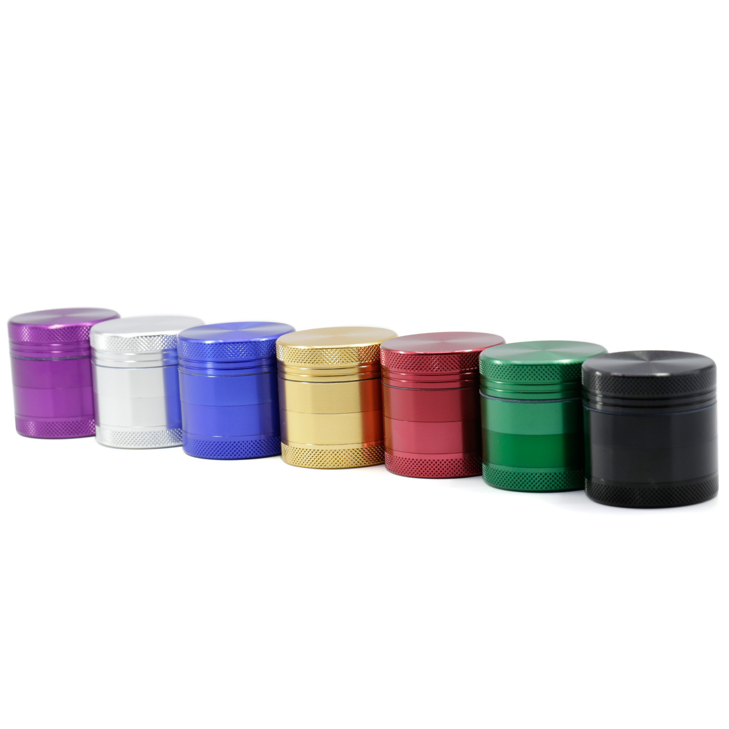 4Layers Aluminum Tobacco Grinder Tobacco Smoking Herb Grinder Spice Herbal Hand Crank Crusher Accessories