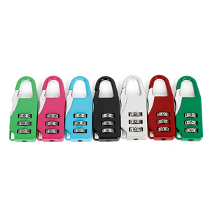 Alloy Mini Lock Padlock Outdoor Travel Luggage Padlock Safe Anti-theft Combination Code Number Lock