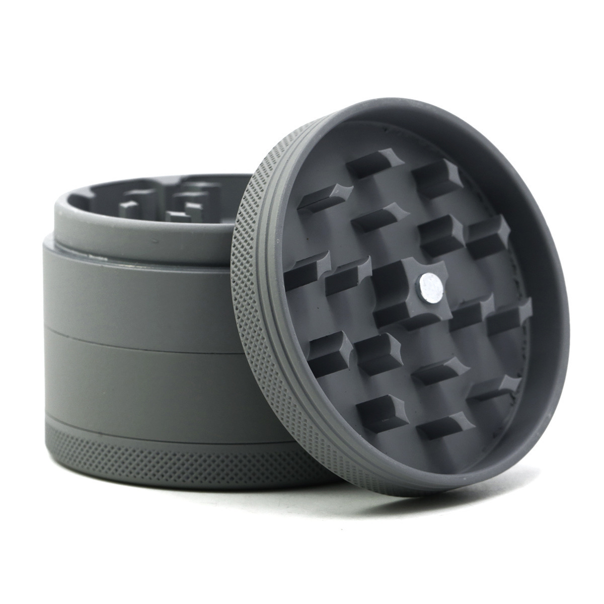 4 Layers Mini Cute Tobacco Grinder Aluminum Alloy Smoke Accessories Silicone Coated Herb Grinders