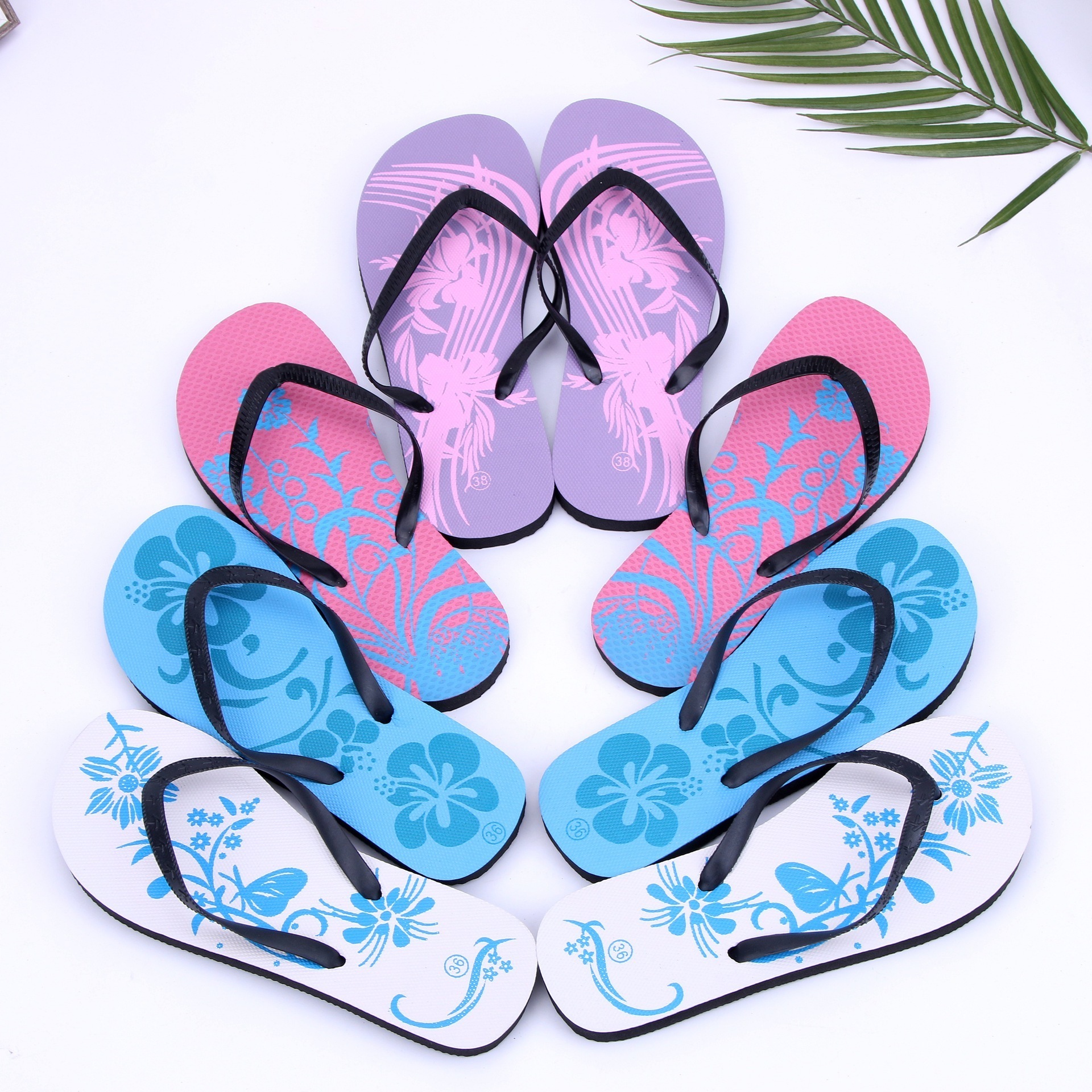 Women's Slippers Summer Slides Shoes Beach Sandals Outside Platform Leisure Women Flip Flops