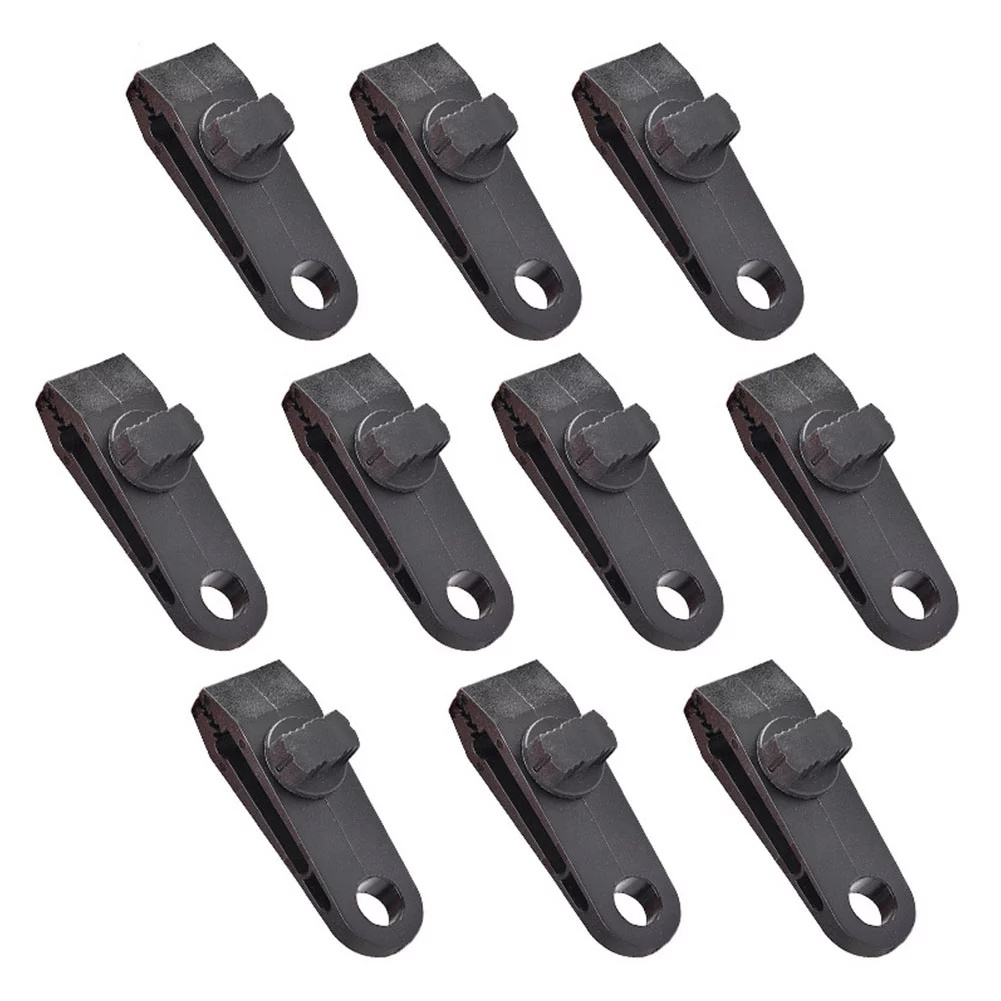 10pcs Hook Plastic Windproof Clamp Set Survival Grommet Tent Clips Buckle Awning Tarp Fixed Outdoor Tent Accessories T1163