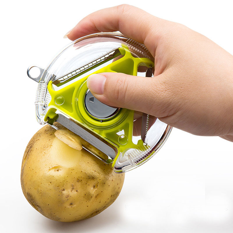 Slicer Potato Carrot Ginger Grater Three in One Function Kitchen Tools Apple Cutter Vegetable Fruit Peeler