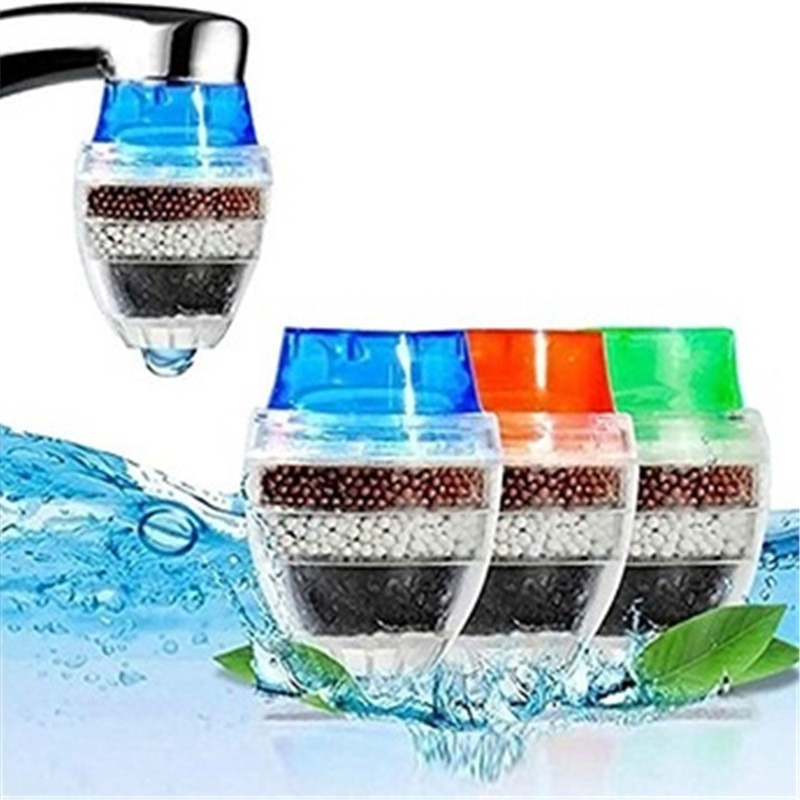 Household high quality activated carbon filter household kitchen faucet cleaning mini filter water purifier R0898