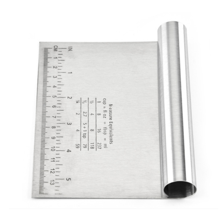 Pastry Cutter with Measuring Marks Good Grips Muti-purpose Stainless Steel Scraper & Chopper