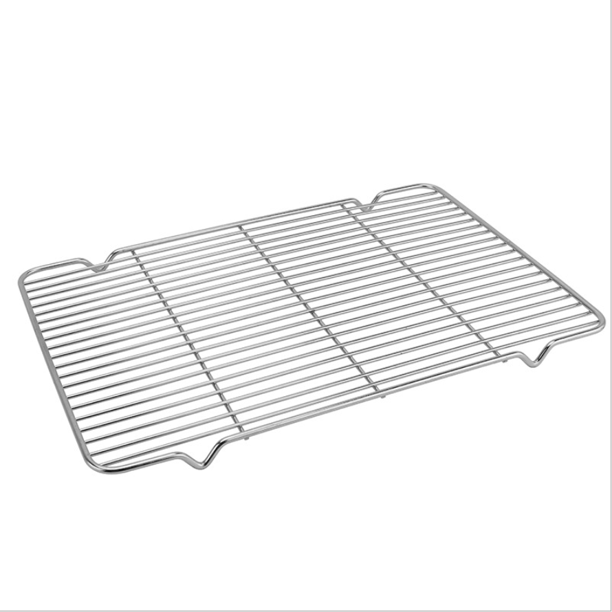 40*60cm Heat Resistant Oven Trolley Grill Bread Baking Tray Display Rack Stainless Steel Wire Cooling Rack