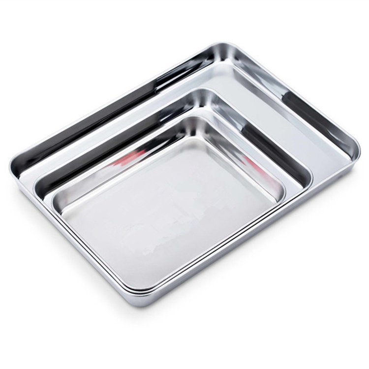 Square Cookie Sheet Bakeware Stainless Steel Baking Pan