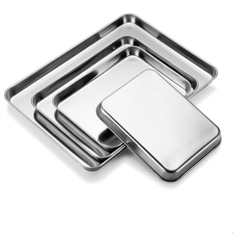 Square Cookie Sheet Bakeware Stainless Steel Baking Pan