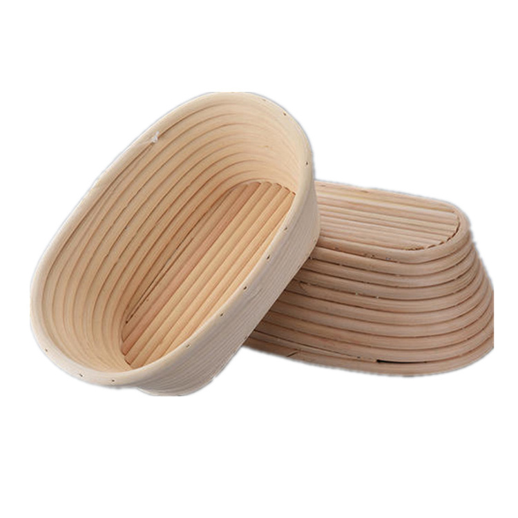 Oval Banneton Sourdough Bread Proofing Basket Set with Liner