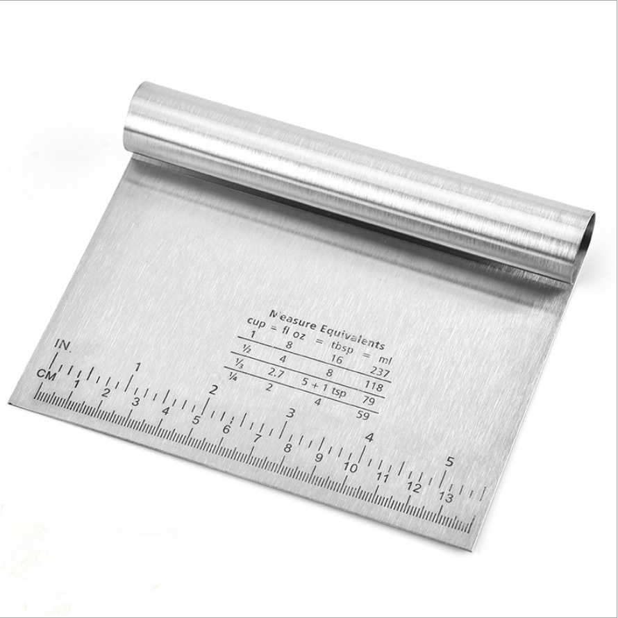 Pastry Cutter with Measuring Marks Good Grips Muti-purpose Stainless Steel Scraper & Chopper