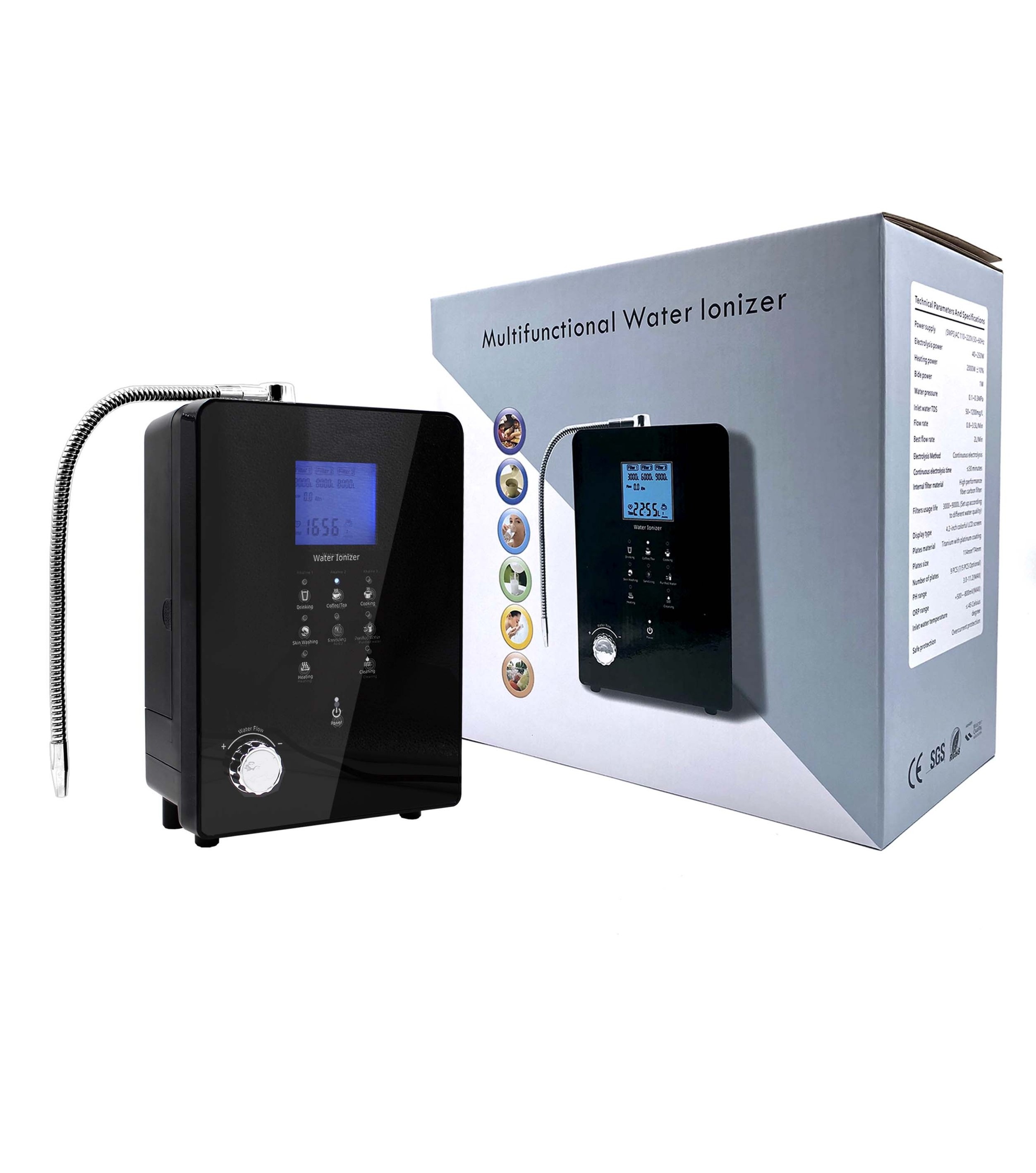 High Quality  household alkaline water purifiers hydrogen water generator EHM-939