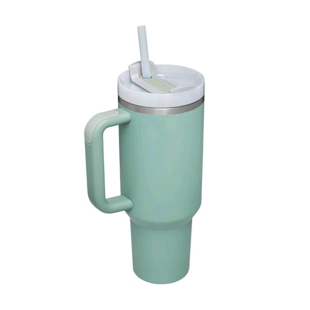 Stainless Steel Sippy Cup Large Capacity Insulation Seal Vacuum Mugs Sports Double Wall Travel 40oz Quencher H2.0 Tumbler