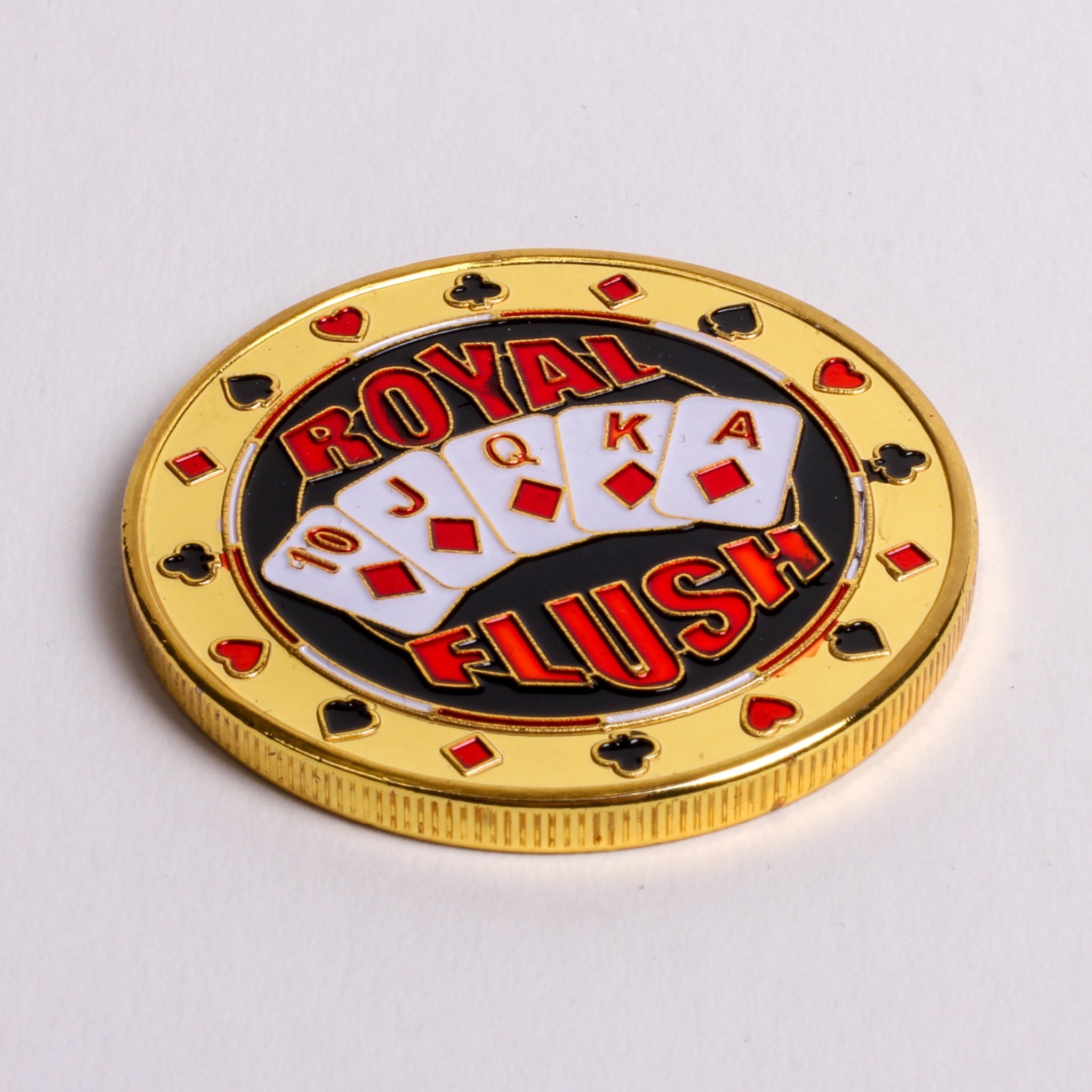 high quality custom football golf club  metal enamel professional poker chips