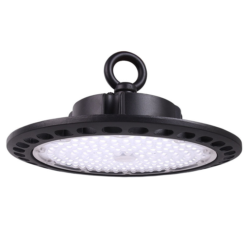 UFO Led High Bay Light with 60 90 120 Degree Reflector 100LM W 100W 150W 200W Clear Black Premium Luminous Body