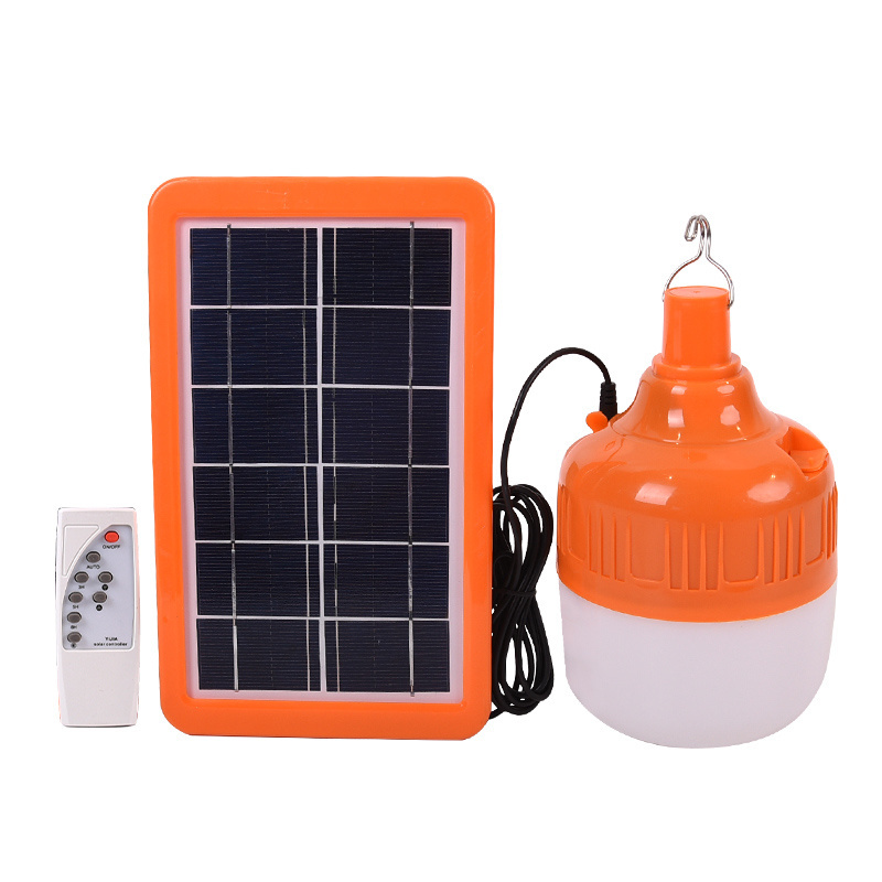 Outdoor solar rechargeable led bulb light flashlight solar lamp for camping