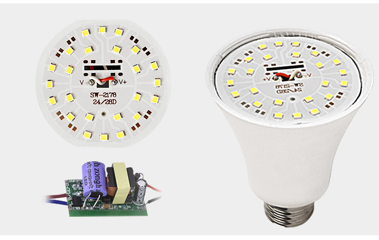 China Factory A60 A70 A80 A95 LED 3W 5W 7W 9W 12W 15W 18W 25W E27 B22 Smart Led Light Bulb