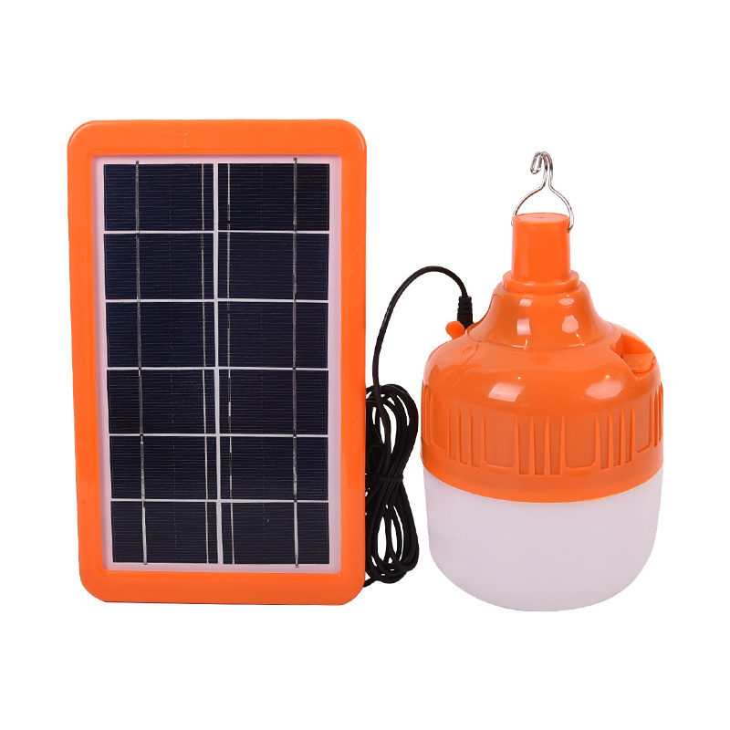 Outdoor solar rechargeable led bulb light flashlight solar lamp for camping