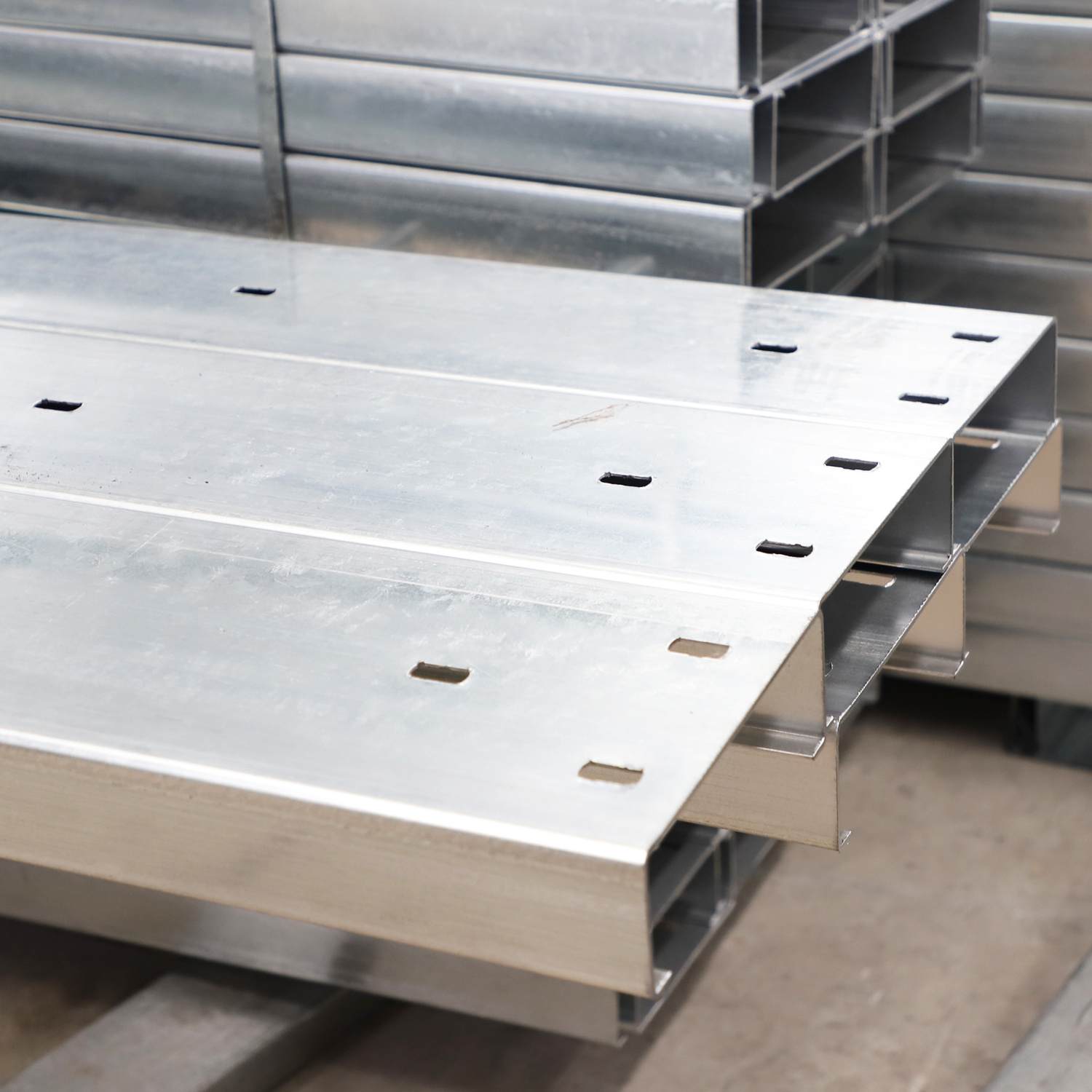 low price wholesale price HDG Steel C Channel Purlin 41x41x2 mm Slotted Channel galvanized metal tracks galvanized channel