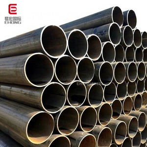 China suppliers of Q235 Q345 ASTM Ms carbon ERW black round welded steel pipes and Tubes