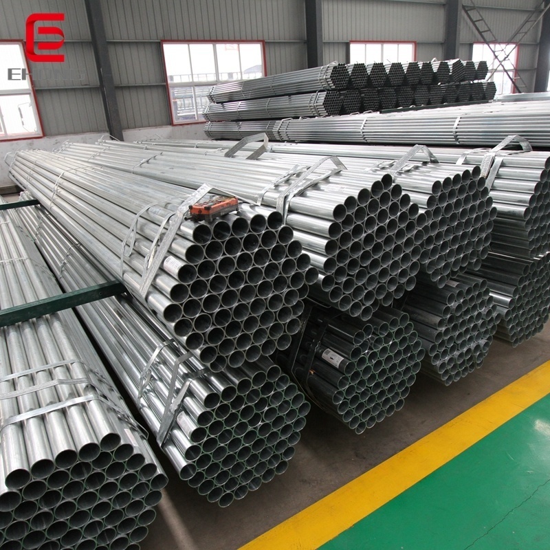 Q195 Galvanized round fence steel pipe galvanized scaffolding steel tube g i pipe