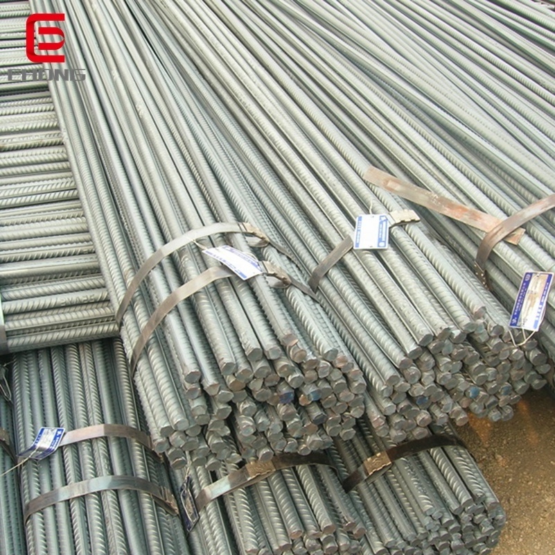 Concrete Steel Rebar 6mm 8mm HRB400 HRB500 Hot Rolled Reinforced Deformed Steel Bar with High Quality