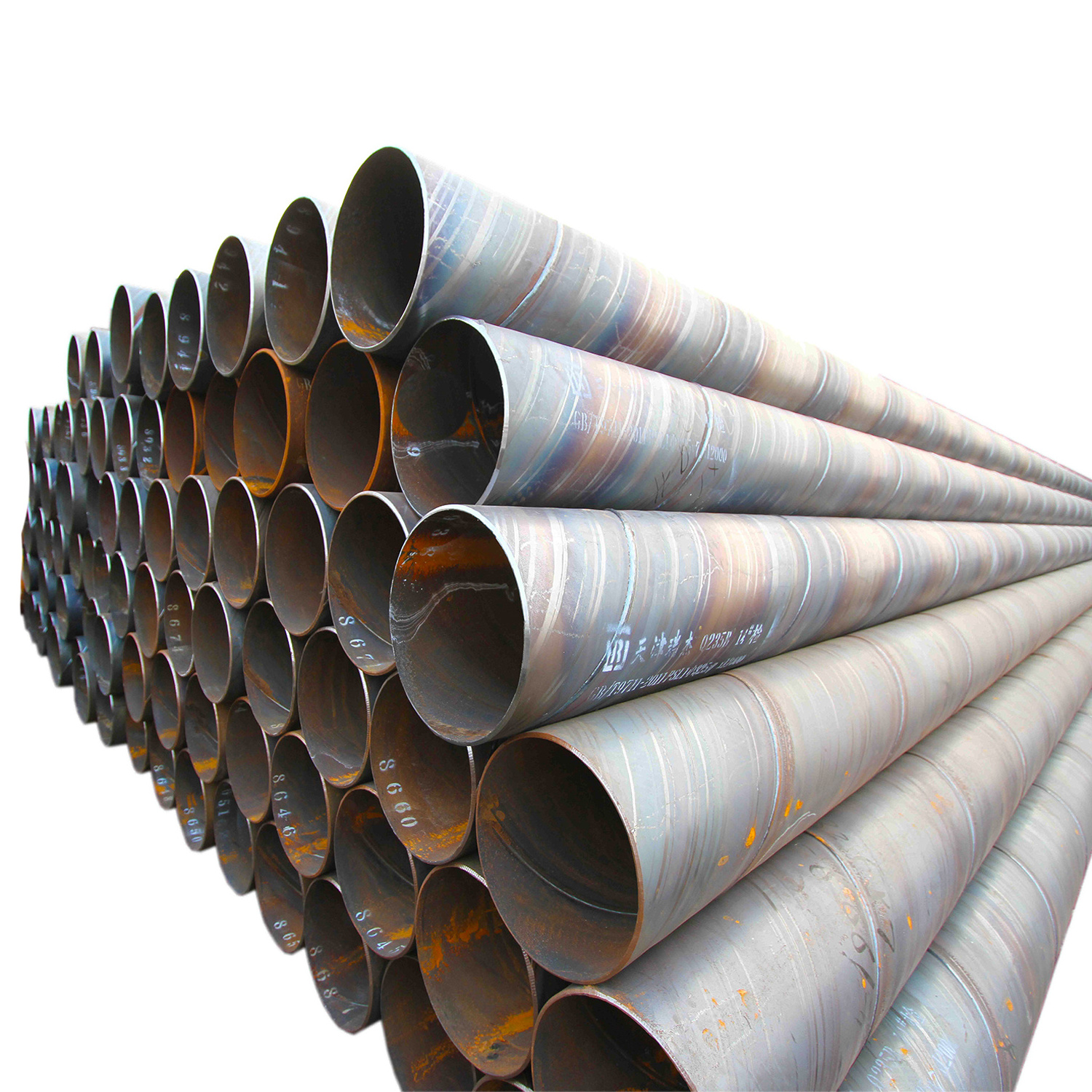 SPIRAL WELD GALVANIZED 36 INCH STEEL PIPE Best Selling Large Diameter Spiral Steel Pipe