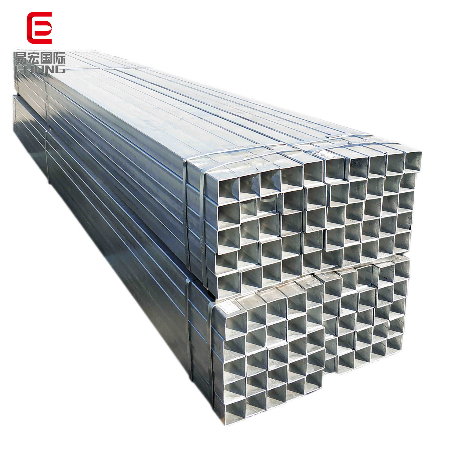 High quality Q195 Q235 pre galvanized square hollow Section steel tube and gi square rectangular pipe