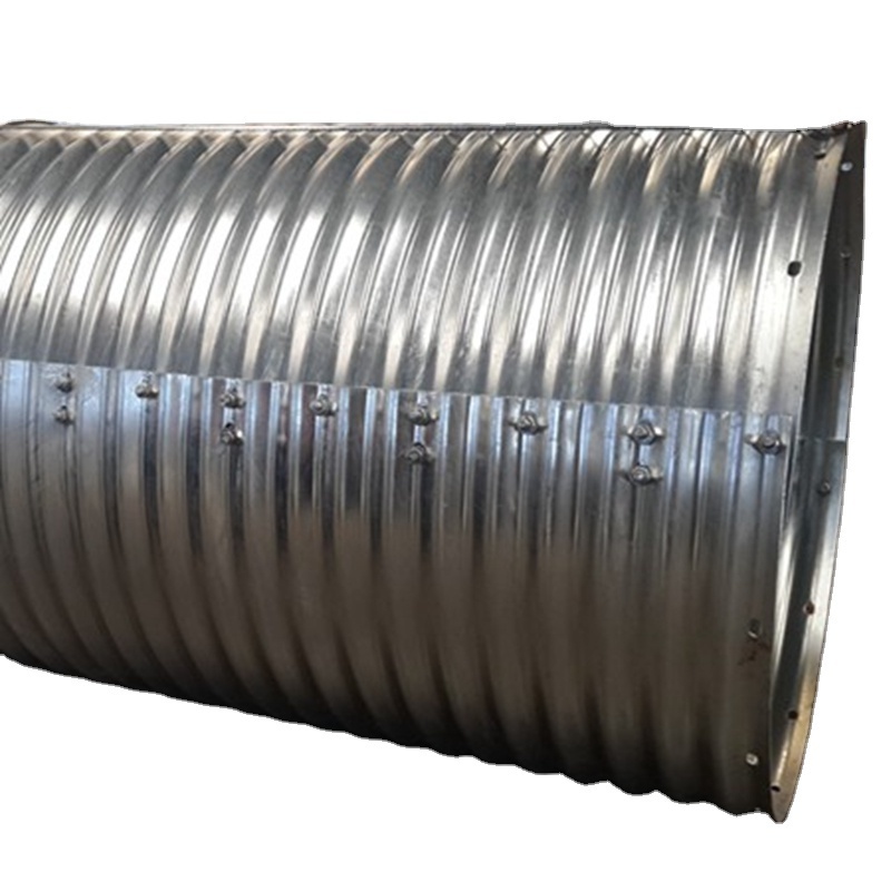 Professional Factory Steel Corrugated Pipe Galvanized Metal 18 Inch 10 Foot Culvert