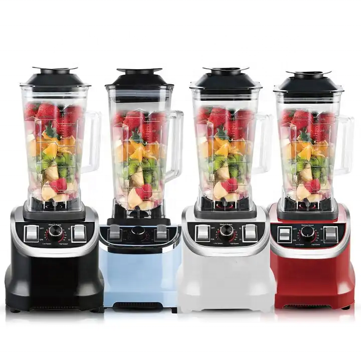 In Stock Hot Sale High Speed 2L Silver Crest Blender Powerful Smoothies Large Commercial Blender Juicer Food Processor