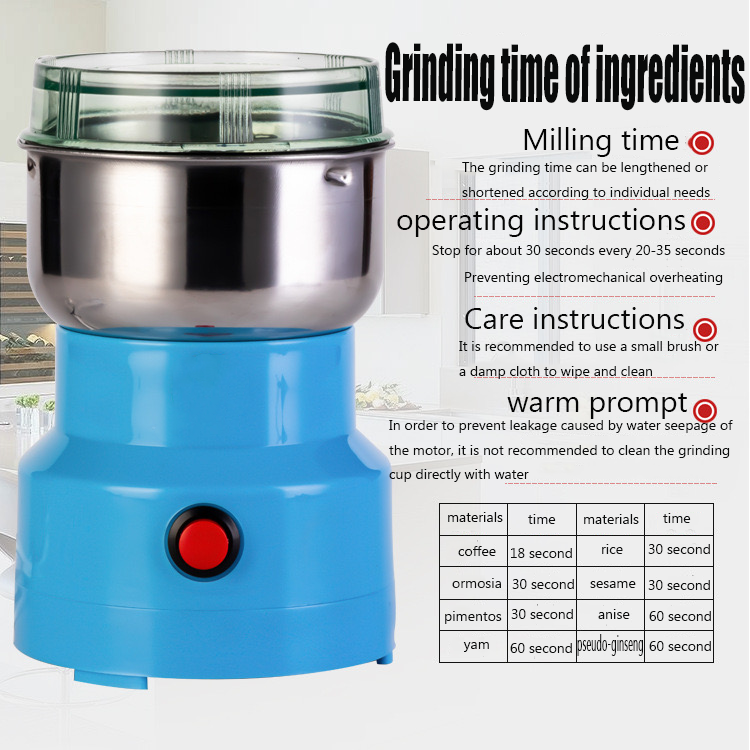 Electric Spices Herbs Nuts Grains Coffee Grinder grinding machine Electric Spice Grinder