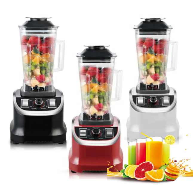 In Stock Hot Sale High Speed 2L Silver Crest Blender Powerful Smoothies Large Commercial Blender Juicer Food Processor