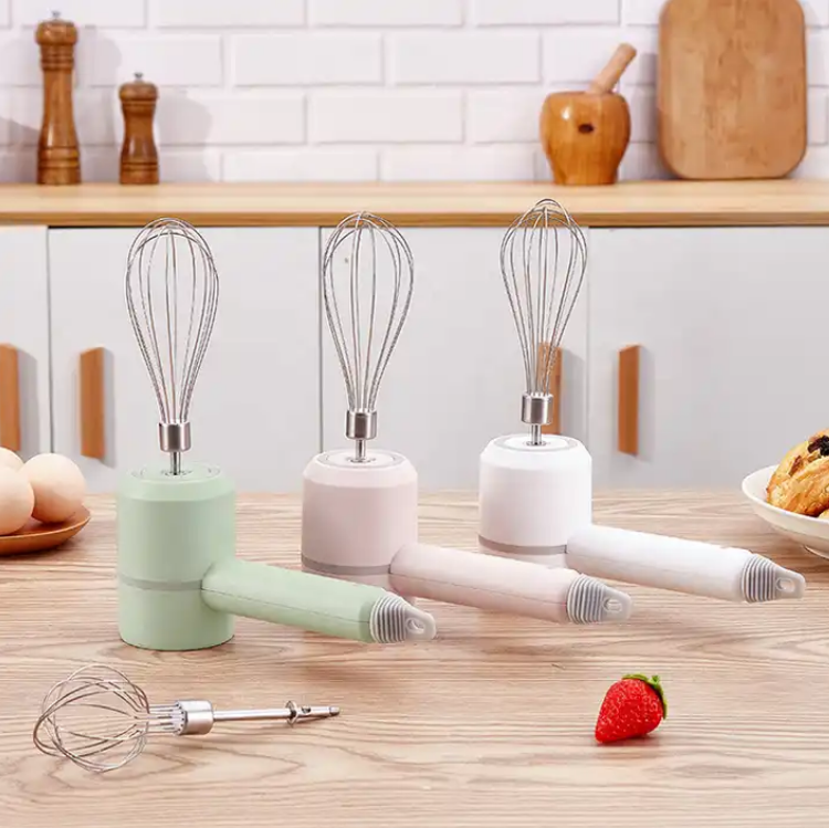 Cheap Speed Kitchen Stainless Steel Mixer Milk Frother Dough Meat Grinder Egg Whisk Rolling Mini Electric Garlic Chopper