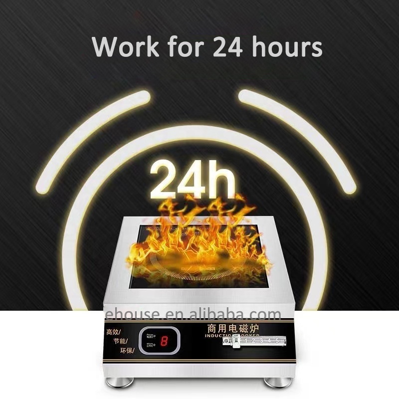 2023 High Power 5000W Stove Single burner Electric Commercial Induction Cooker 24 hours Timer pure copper coil