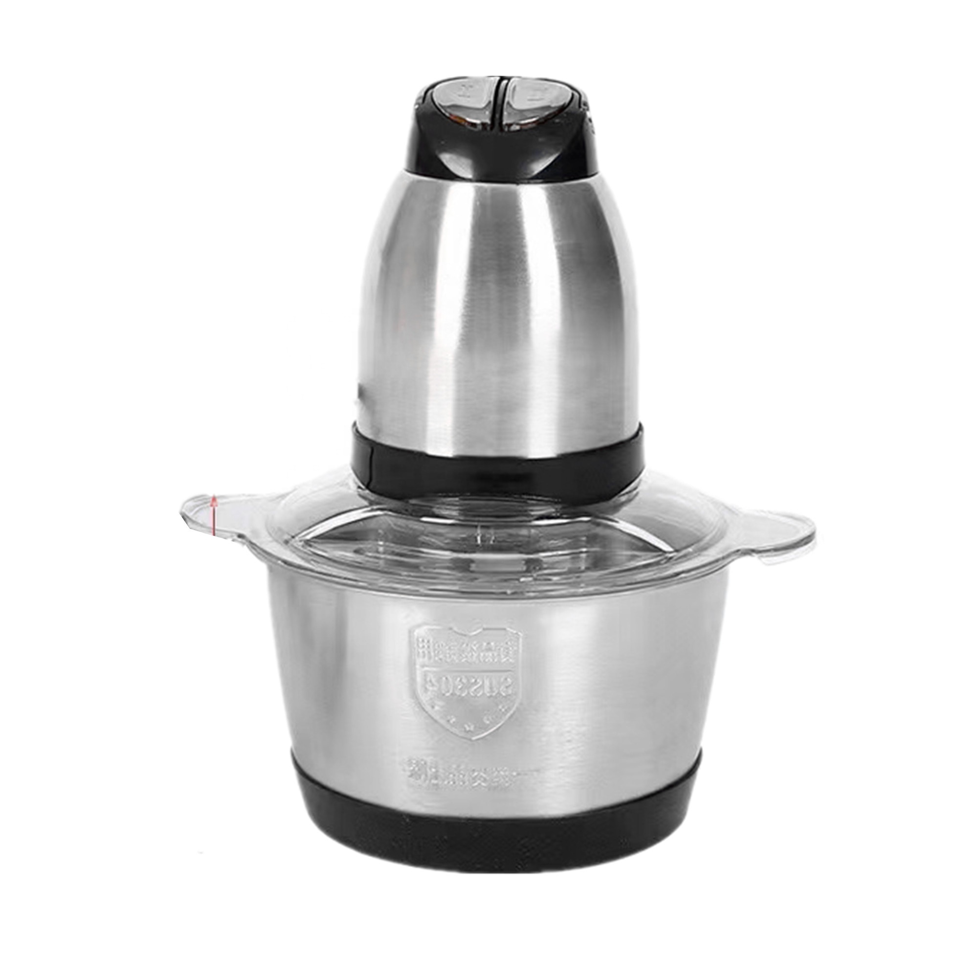 2L/3L/4L/5L  2 speeds Stainless Steel Chopper Automatic Food Processor Electric Meat Grinder