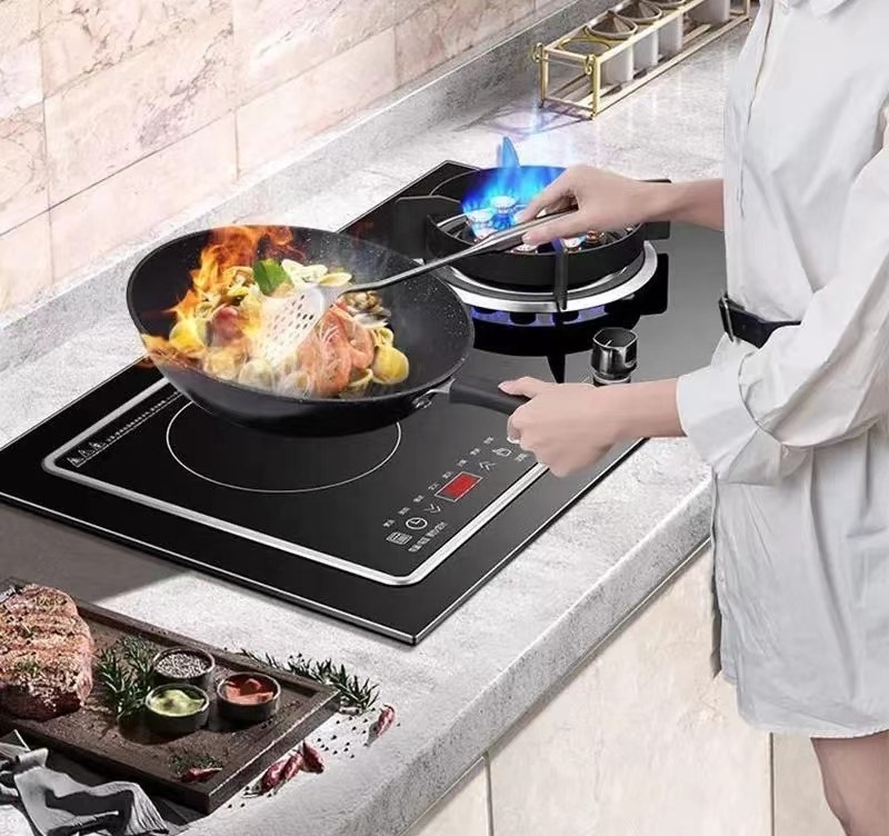 Custom High Quality 2 3 4 5 Hot Plate Hob Induction Stove Touch Control Gas Stove+Induction Cookers