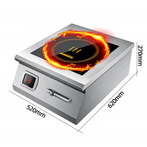 8000W Concave /Flat Surface Commercial Big Power Induction Cooker 8kw Cooking Soup Fry Machine For Restaurant Hotel