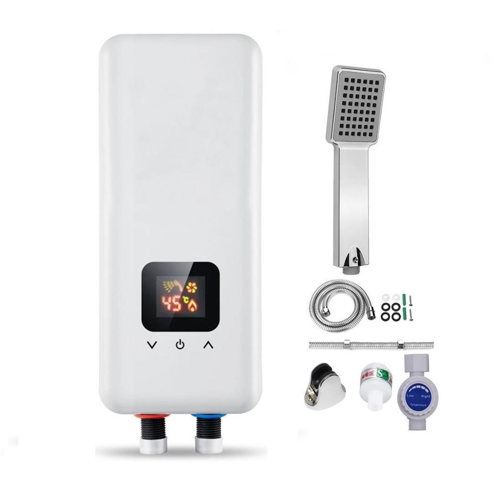 Top home appliances drop shipping  portable automatic electric instantaneous water heater