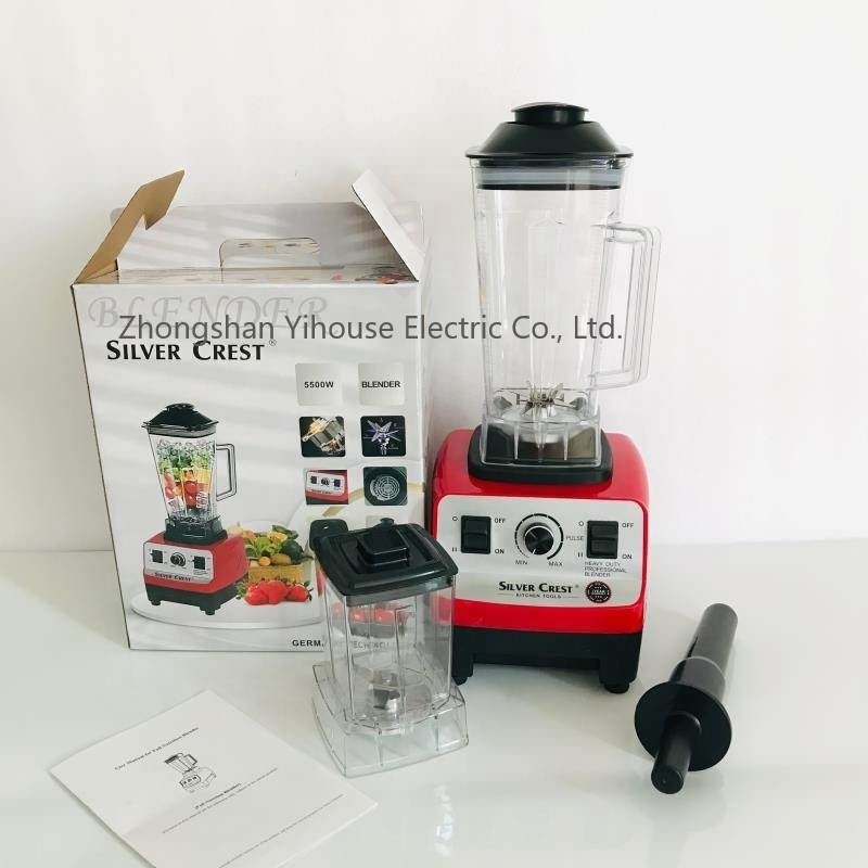 Multifunctional Commercial  Silver Crest Blender Cold Press Juicer 15 Speed Juice Squeezer Food Blender