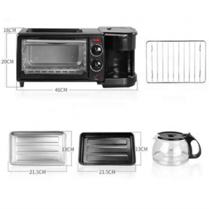 Household 3 In 1 Breakfast Machine 220V Bread Toaster Electric Automatic Multifunction new Breakfast Maker