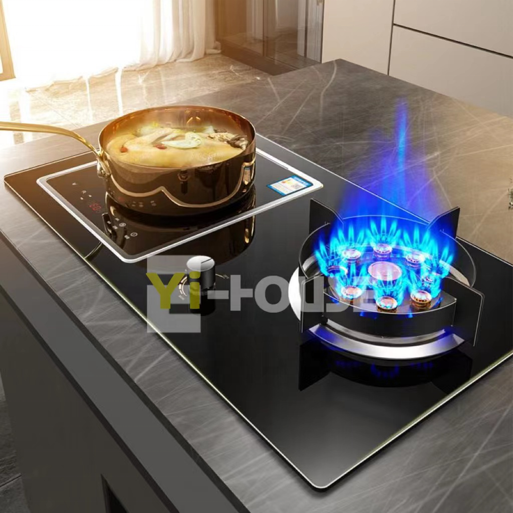 Custom High Quality 2 3 4 5 Hot Plate Hob Induction Stove Touch Control Gas Stove+Induction Cookers