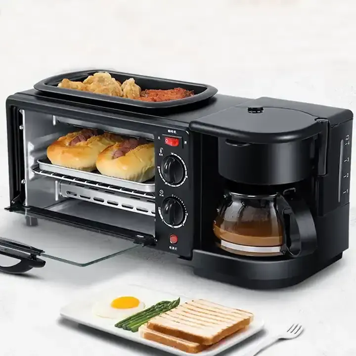 Household 3 In 1 Breakfast Machine 220V Bread Toaster Electric Automatic Multifunction new Breakfast Maker