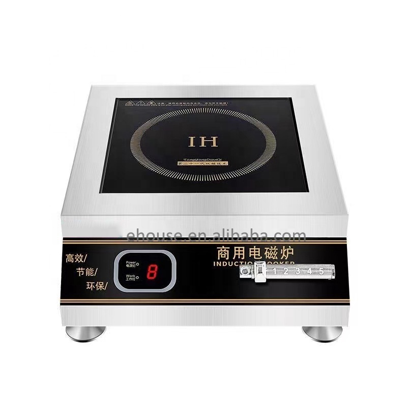 2023 High Power 5000W Stove Single burner Electric Commercial Induction Cooker 24 hours Timer pure copper coil