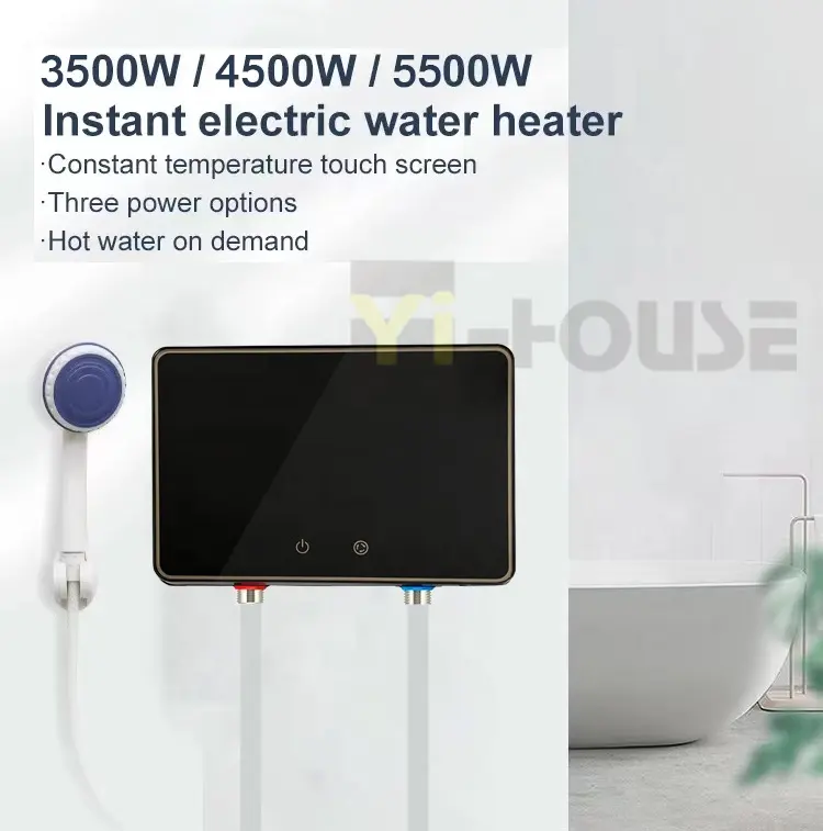 Manufacture supply 5500W smart portable instant electric water heaters