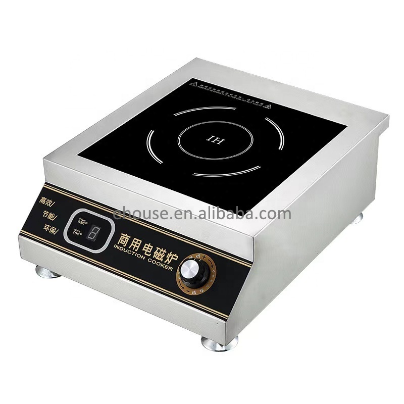 2023 High Power 5000W Stove Single burner Electric Commercial Induction Cooker 24 hours Timer pure copper coil