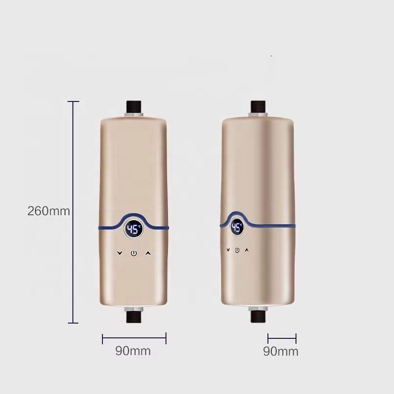 High quality 5.5KW Mini electric tankless instant hot water heater for sink and bathroom