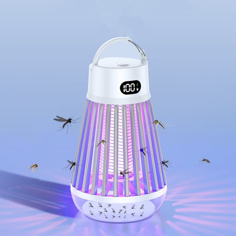 USB Rechargeable Silent Mosquito Killer Ultraviolet Light Mosquito Trap Insect Repellent