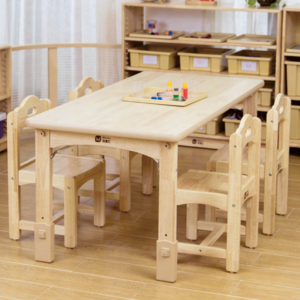 Childcare Solid Wood Preschool Montessori Furniture Kids Chair Daycare Kindergarten Classroom Furniture Wholesale