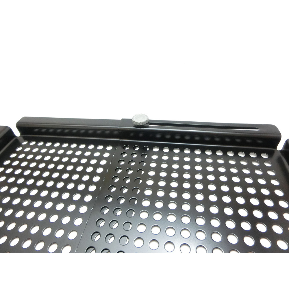 Custom BBQ Non-Stick Grid Metal Grill Expander Grilling Grid Black Non-Stick Coating Vegetable Grilling Grid