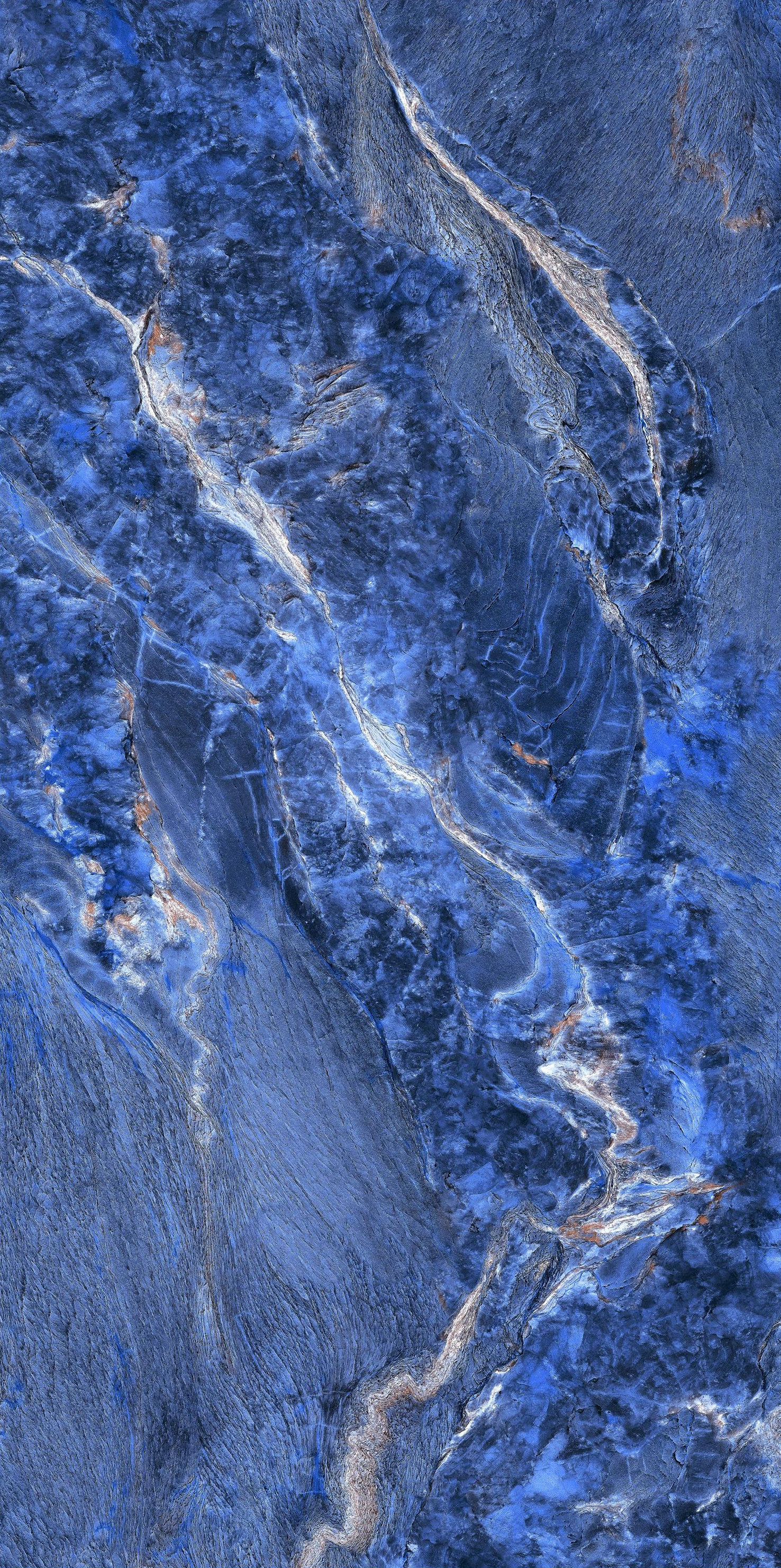 High glossy 750x1500 600x1200 dark blue Onyx polished glazed slab marble tile floor tiles for living room with cheap price