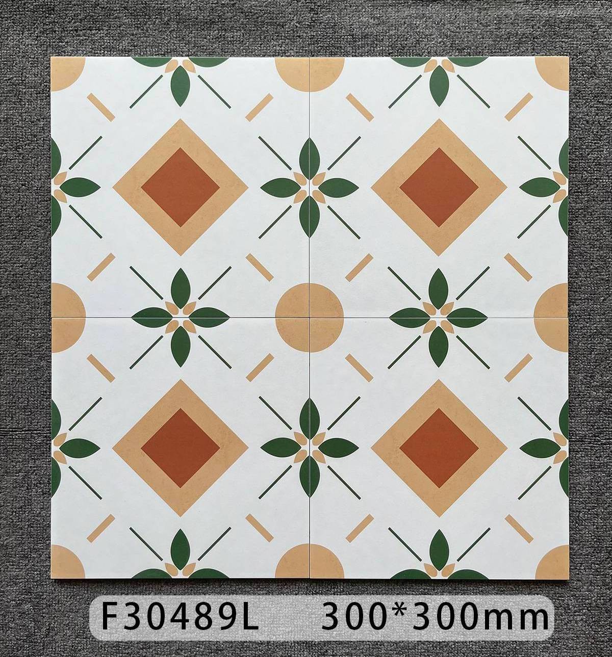 Ceramic Tiles 300x300mm for Kitchen Bathroom Toilet Floor Tiles Non-Slip Wear-Resistant Flooring Tiles Wall Bricks