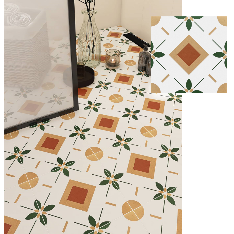 Ceramic Tiles 300x300mm for Kitchen Bathroom Toilet Floor Tiles Non-Slip Wear-Resistant Flooring Tiles Wall Bricks